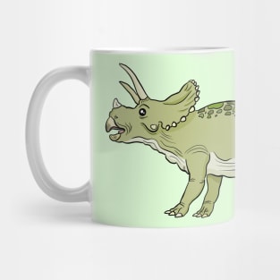 Green triceratops Mug